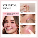 New Blush Stick 3-in-1 Cheek Lip Tinted Moistured Blush Stick Silky Brighten Blush Cream Blusher Cosmetics Tubes Matte Contour