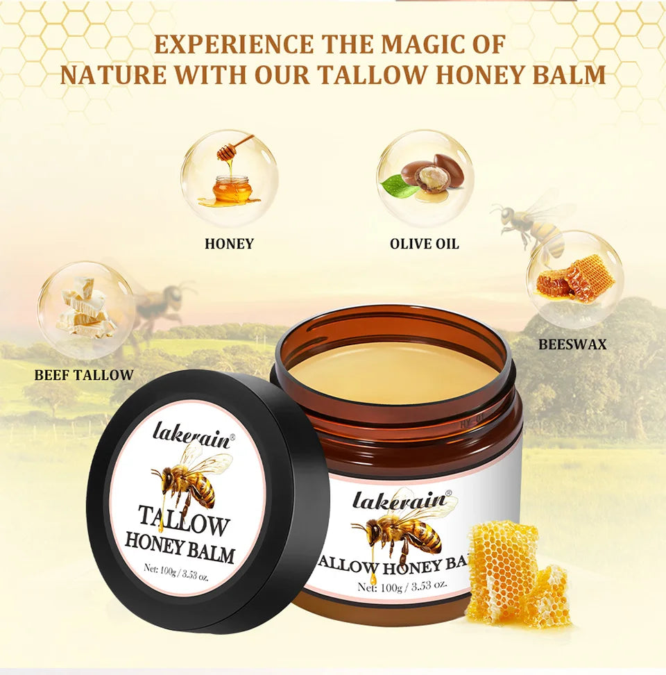Tallow Honey Balm Specifically For Dryness And Itchiness Skin Moisturizing Beef Tallow Face Cream Body Lotion Face Cream Care