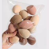 5/10Pcs Ombre Makeup Sponge Set, Vegan Latex-Free Soft Blender, Dual Use Liquid Powder Foundation, Travel Size All Skin Types
