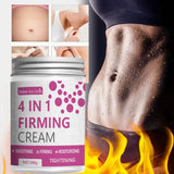 4 in 1 Firming Cream with Ginger, Aloe Vera and Coffee Extracts - Moisturizing Body Firming Cream for Abdomen, Arms and Legs