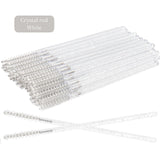50pcs Disposable Eyelash Brush Crystal Eyebrow Comb Eyelashes Lifting Mascara Wand Micro Brushes Lash Extension Makeup Tools