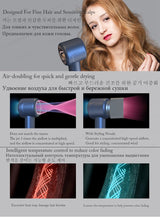 Super Hair Dryer 220V Leafless Hair dryer Personal Hair Care Styling Negative Ion Tool Constant Anion Electric Hair Dryers