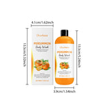 Persimmon Body Wash Gel Gentle Cleansing Moisturizing Skin Exfoliating Shower Gel Smooth Soft Body Odor Remover Bath Products