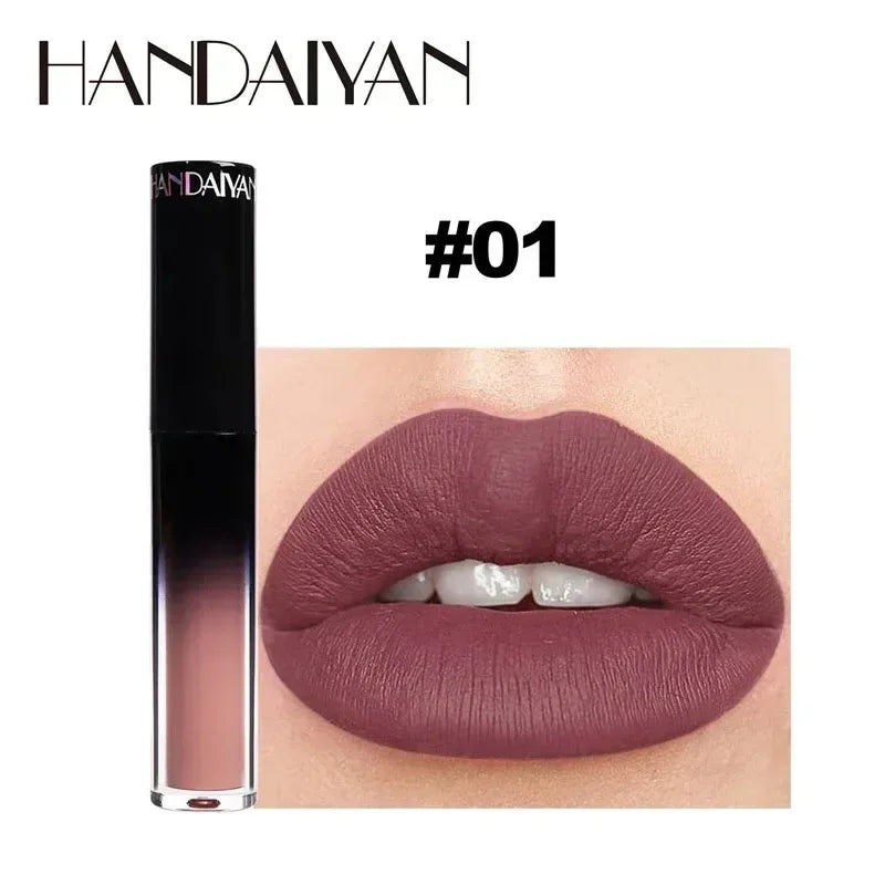 12 Color Halloween Dark Lip Gloss Matte Colorful Non Fade Liquid Lipstick Kit Waterproof Lasting Black Red Blue Velvet Lipsticks