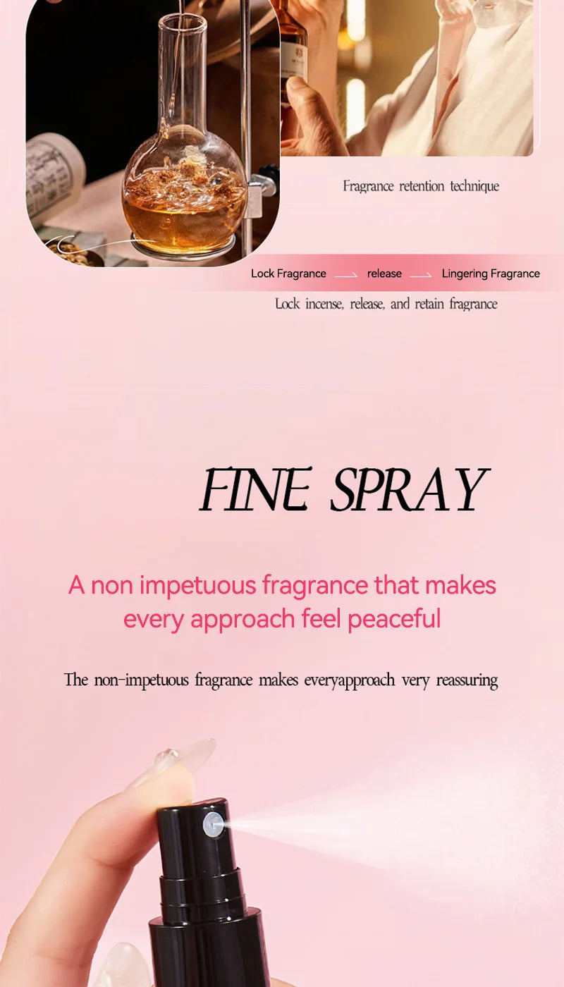 TVLV Jasmine Fragrance Spray -Long-lasting fragrance for women's clothing,odor removal, dreamy fresh and long-lasting light scen
