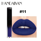 12 Color Halloween Dark Lip Gloss Matte Colorful Non Fade Liquid Lipstick Kit Waterproof Lasting Black Red Blue Velvet Lipsticks