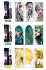 Temporary Hair Color Spray One-Time Hair Dyeing Instant Hair Salon Multi Color Hair Dye Makeup Chalk Washable DIY Party Styling