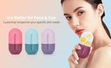 Ice Face Roller Ice Cube Beauty Massage Silicone Ice Mold For Eye Puffiness Ice Facial Roller Shrink Pores