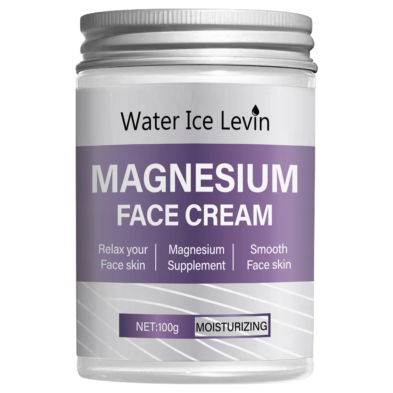Magnesium Cream, High-Quality Magnesium Chloride, Deeply Penetrates and Moisturizes the Face, Vitamins Replenish Moisture, Long-Lasting Hydration