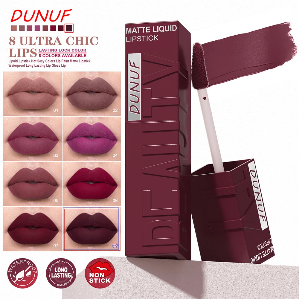 Lip Gloss Lipstick Easy To Color Waterproof Easy-color Sweat-proof Non-stick To Cups, Y2K Fancy Fashion Suitable For Christmas