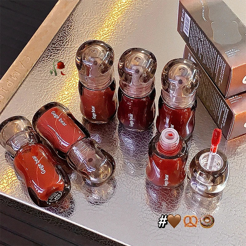 Gege Bear Crystal Gloss Lip Tint — Vochtigende Formule Voor De Lippen Met Een Spiegelglans, Kleurrijke Kleuren En Een Jeugdige H