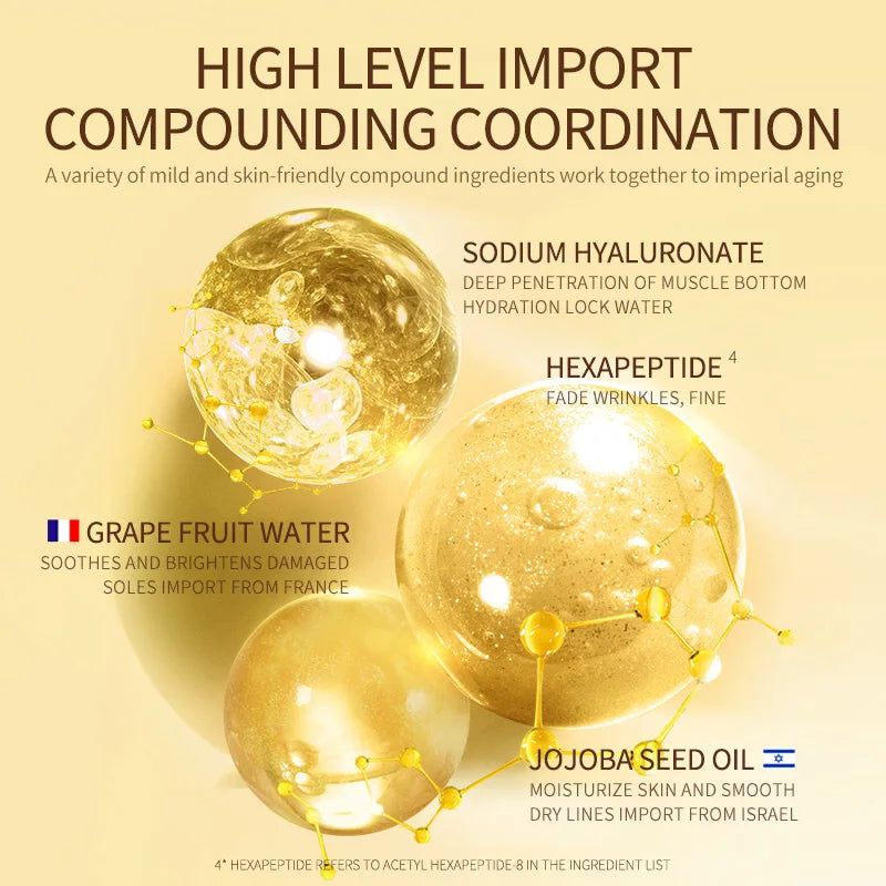 Mercilen Recombinant Collagen Wrinkle-Filling Gel Mask 4Gx60 Packs, Moisturizes, Nourishes, and Firms the Skin, Deeply Cleanses, Brightens, and Evens Skin Tone, Making Skin Look Younger, Suitable for All Skin Types