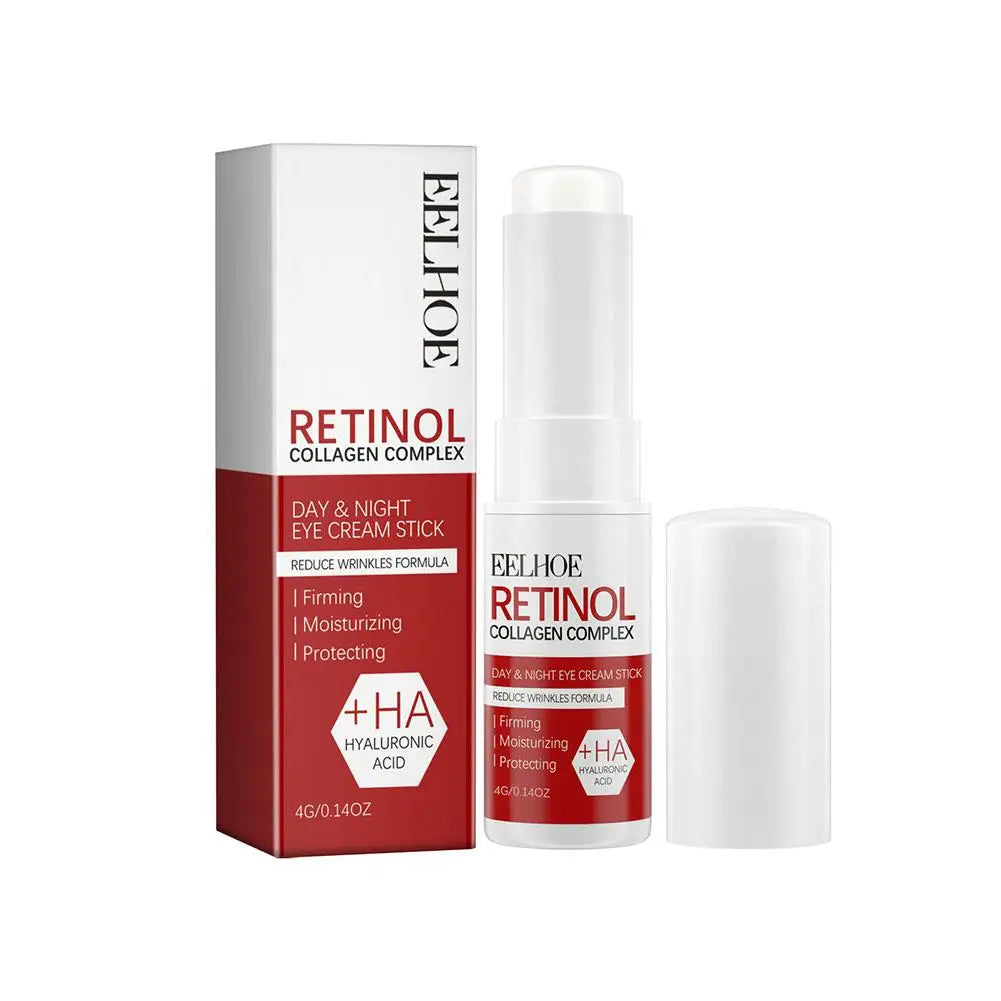 Retinol Eye Cream Stick Anti Aging Fade Dark Circles Under the Eyes Remove Eye Bags Moisturizing Firming Skin Eyes Care