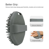 1PC Polygonal Silicone Bath Brush Deep Exfoliation and Rubbing Massage Brush Silicone Body Scrubber Bathroom Bathing Tool