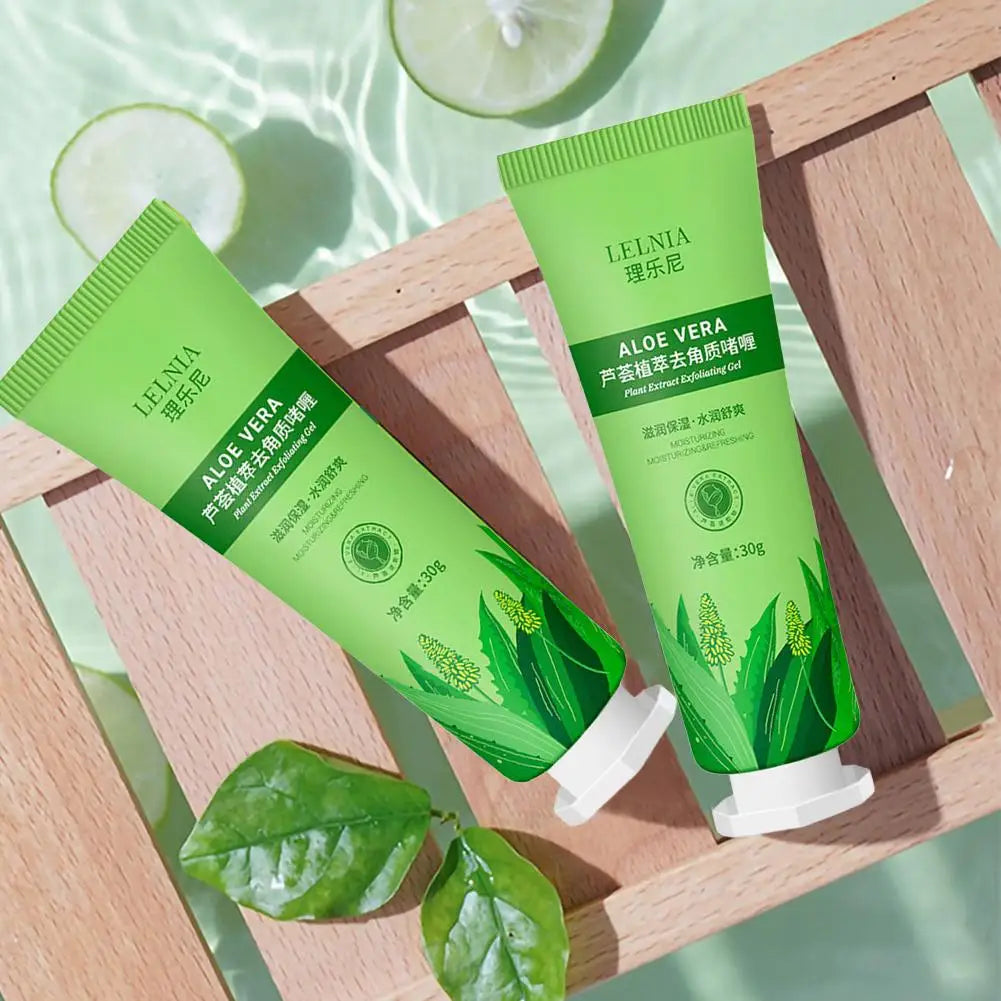 Facial Exfoliating Gel, Non-Scrub Gentle Exfoliant for Face & Body Dead Skin Peeling & Cleansing, Revealing Glowing Skin 30ml