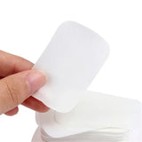 20/100/200pcs Portable Bath Hand Washing Slice Sheets Outdoor Travel Scented Foaming Soap Paper Bath Clean Soap Tablets