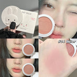 Monochrome Blush Palette Matte Peach Rouge Cute Bunny Rose Red Cheek Tint Blusher Powder Natural Face Contouring Shadow Makeup