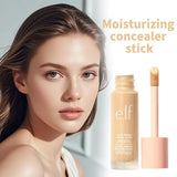 Elf Halo Glow Foundation & Power Grip Primer Hydrating Base Natural Luminous Makeup Base for All Skin Types Daily Cosmetic Uses