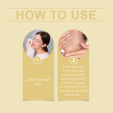 Tighten Skin Care Set Deep Hydration Face Massager Reduce Fine Lines Electric Eye Cream AH-8 Firming Neck Cream with Roller 120g