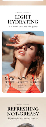 Face Makeup Primer Tri-color Cream Contour Color Isolation Waterproof Makeup Foundation Natural Makeup Base Cream 40g