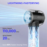 UKLISS Hair Dryer Brush 7 in 1, Air Styler Set with Curling Iron, Round Brush, Straightener for Women
