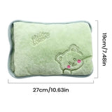 Rechargeable Electric Hot Water Bottle Hand Warmer Heat Pad for Period Cramps Muscle Pain Back Neck Shoulder Legs Home Office