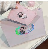 NICEKEY Pink Ballet Makeup Sets Include 4 Lip Mud,1 Blush,1 Pressed Powder,1 Eyes Palette,1 Contour Palette With Necklace Gift