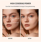High Coverage CC cream Foundation Tinted Hydrator Matte Finish Light Oil-Free Moisturizing Makeup Hyaluronic Acid Sheer