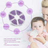 Breast Therapy Pads, Hot Cold Breastfeeding Gel Pads, Breastfeeding Essentials and Postpartum Recovery, Nursing Pain Relief