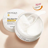 60 Pieces of Bioaqua Rice Eye Mask to Reduce Dark Circles, Remove Dark Spots, Tighten and Moisturize