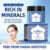 15-Min Mineral Skin Reset Mask 120g - Moroccan Lathering Powder for Face & Body, Deep Cleanse & Perilla Leaf Nourishment.