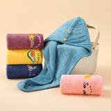1pc Soft Quick-Dry Hair Towel  - Absorbent Hair Drying Wrap for Women Girls, Bathroom Essential Hair Hat
