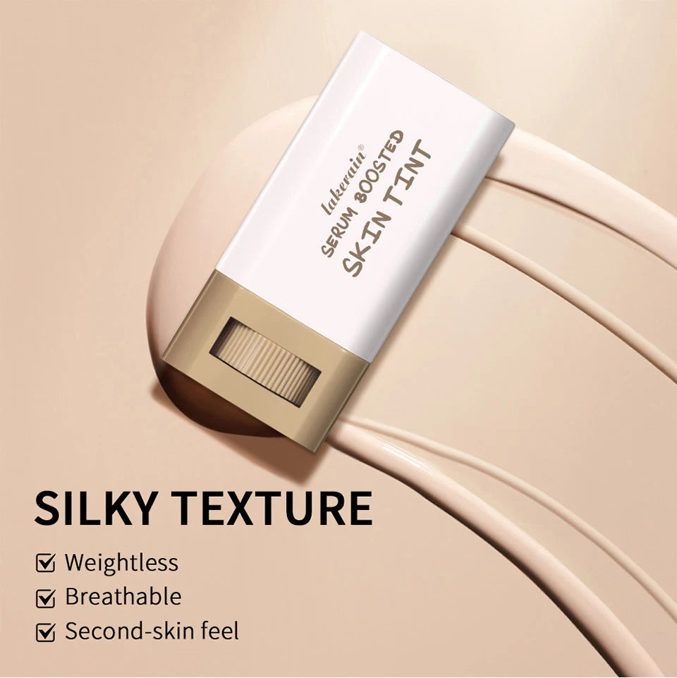 Skin Tint Foundation Stick Moisturizing & Non-Sticky Concealer Base Foundation Boosted Smooth Makeup Stick Woman Cosmetics