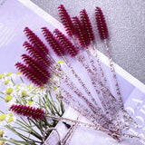50Pcs Makeup Brushes Disposable Crystal Eyebrow Brush Diamond Handle Mascara Wand Applicator Eye Lashes Eyelash Extension Tools