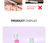 DIYDAY Eyelash Glue Primer for Natural Lashes, Deep Cleansing Oil-Free Prep Adhesive Primer for Eyelash Extension