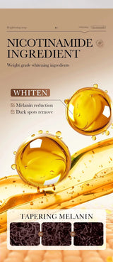Sadoer Niacinamide Arbutin Facial Soap Moisturizing Brightening Deep Cleansing Body Face Wash Foam Facial Cleanser Handmade Soap