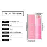 PDRN Pink Collagen Volume Multi Balm Stick&Serum 5% Volufiline Hydrating Firming Repair Balm for Face Neck Eye Area Skincare