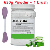 650g Chamomile Hyaluronic Acid Facial Moisturizing Mask Powder with Silicone Brush Increasing Skin Elasticity Rose Jelly Mask