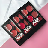 6-Color Blush and Contouring All-in-One Palette, Pearlescent Matte Powder Makeup Palette