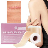 1 Roll Silicone Scar Sheets , 4cmX150cm Self-Adhesive Scar Cover Tape Reusable and Effective Skin Care Strips collagen scar tape