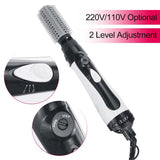 Hot Air Brush One Step Hair Dryer Brush Volumizer Dry Straighten Curl Comb Negative Ionic Hair Styler