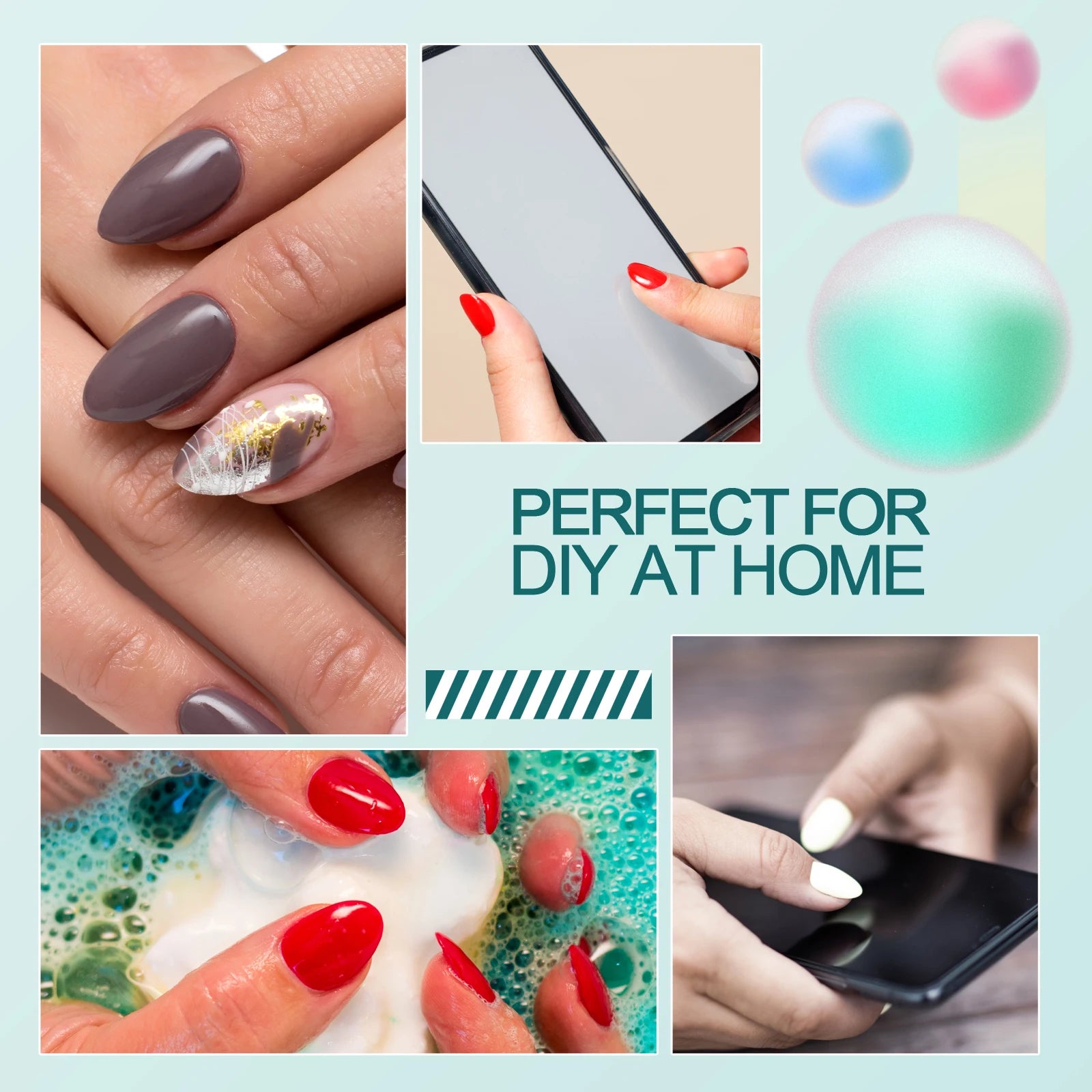 Nailpop Soft Gel Tips For Nails Acrylic Material Half Almond Artificial Nail Capsule Accessories Tool Art Salon 120pcs/box