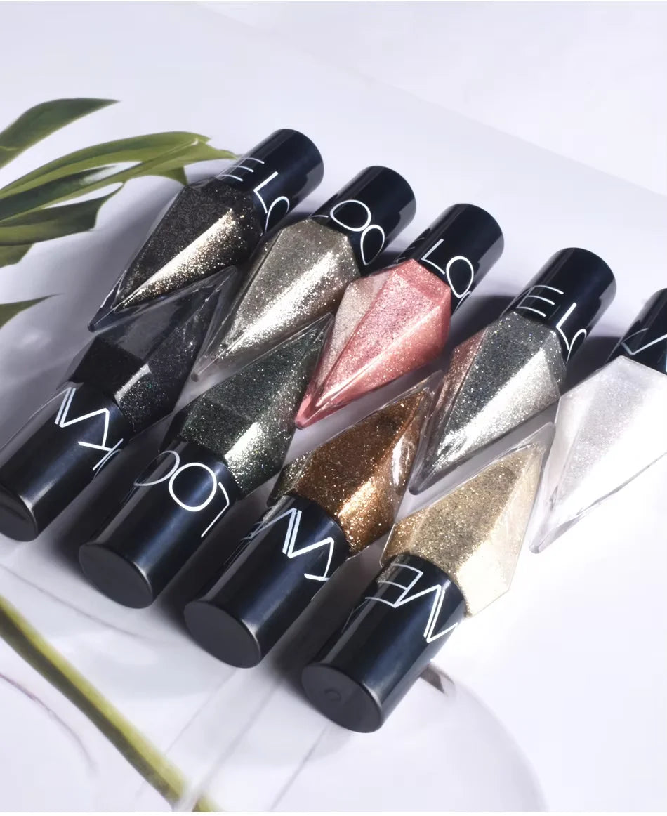 Diamond Sparkling Liquid Eyeliner Pearlescent Color Development Quick Dry Waterproof Not Easily Smudging Liquid Eyeliner