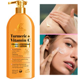 Turmeric VITAmin C Sun Cream SPF50 Body Lotion Sunscreen 2-in-1 Moisturizing Body Lotion Refreshing Moisturizing