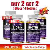 Biotin+Collagen+Keratin Capsules, Hydration, Promotes Hair Growth, Strengthens Weak Nails, Joints & Bones, Anti-Aging, Whitening