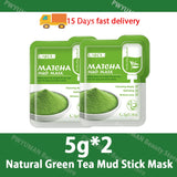 Original Facial Remove Blackhead Green Tea Solid Mask Treat Acne Blemish Black Dots Clean Stick Cream Shrink Pores Skin Care  ﻿