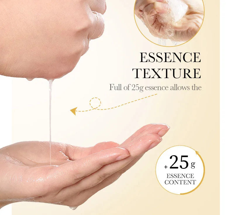 15pcs SADOER 24K Gold Vitamin C Hyaluronic Acid Facial Masks for Face Moisturizing Firming Hydrating Face Mask Facial Skin Care