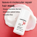 Molecular Repair Leave-In Hair Mask Keratin Peptide Reconnect Hair Bonds Strength Elasticity For Bleached Color Treated Hair