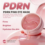 PDRN Pink Under-Eye Mask For Dark Circle And Puffiness Slip-resistant Eye Patches With Collagen Leave Skin Looking Youthful.
