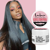 Women and Kid 30g Edge Control Gel Long Lasting Hold Control Wax Natural Finishing Anti-frizz Hair Wax Smoothing Styling Pomade
